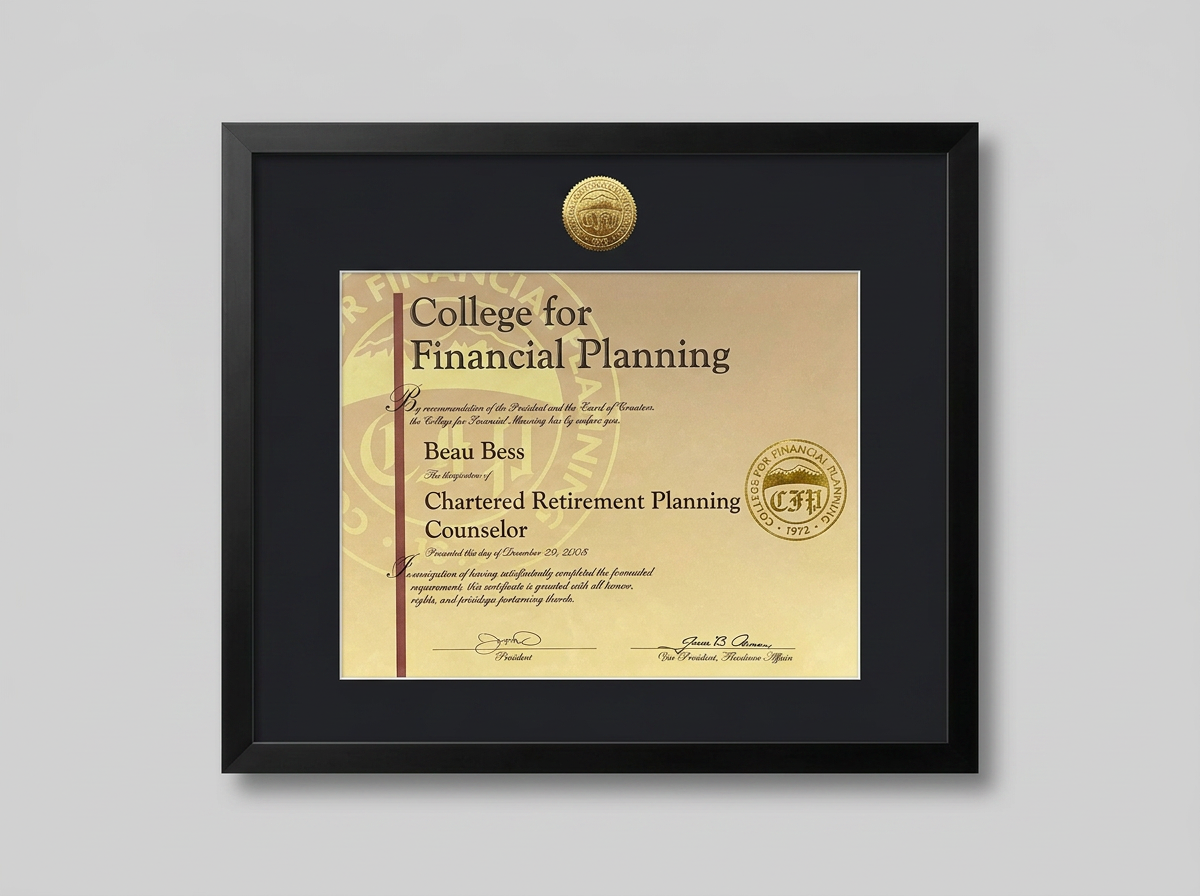 Chartered Retirement Planning Counselor