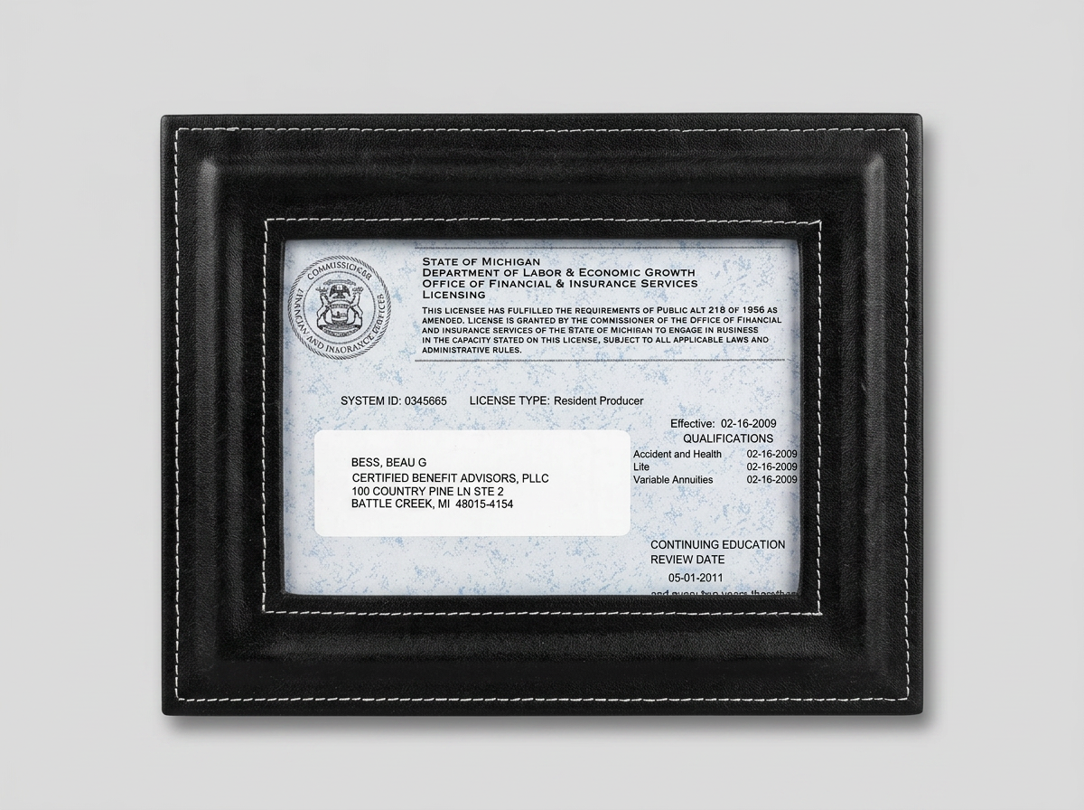 Michigan Resident Producer License